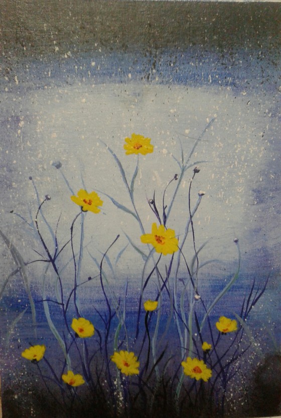 Картина акрилом Летняя фантазия