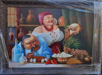 Картина маслом Солоха