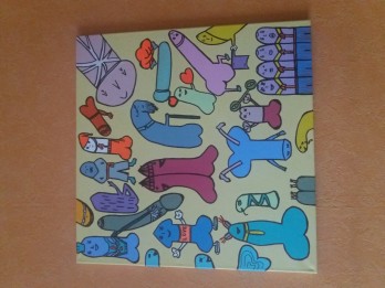 Картина акрилом Лучший друг 