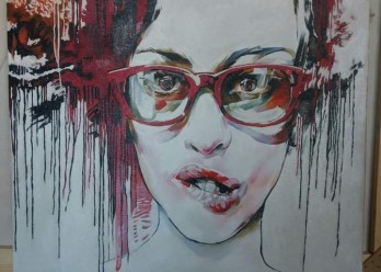 Картина маслом Девушка