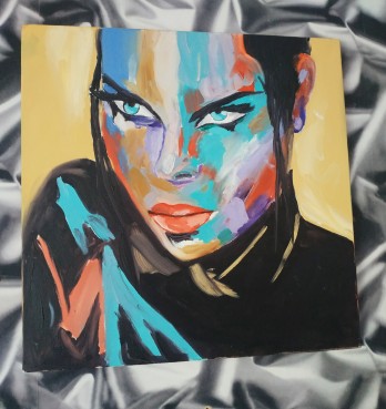 Картина маслом Взгляд