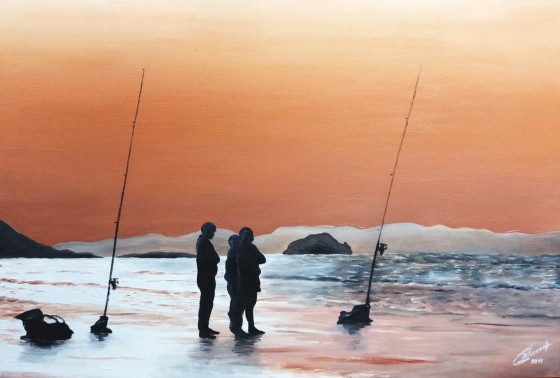 Картина маслом  Океан