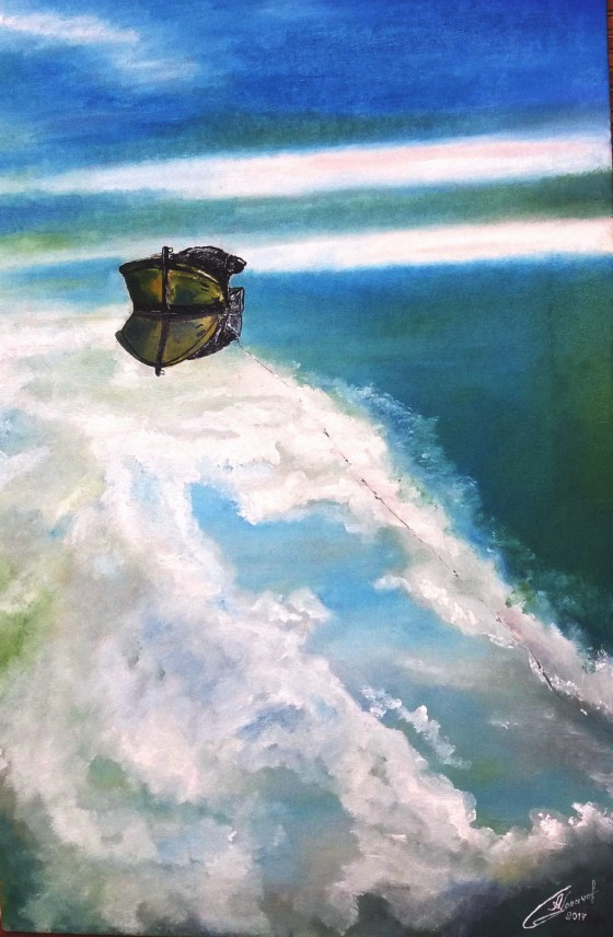 Картина маслом Невод в облака