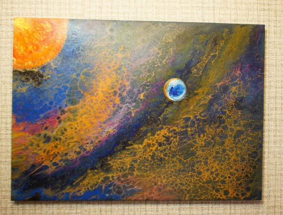 Картина акрилом Солнечный ветер