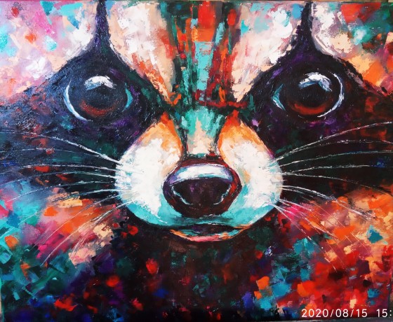 Картина маслом Портрет Енота