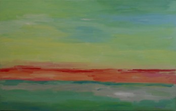 Картина маслом Картина "Красная дорога".