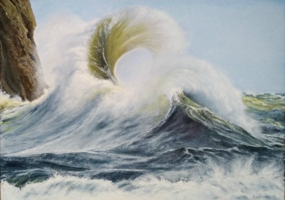 Картина маслом Морская стихия