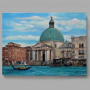 Картина маслом Венеция, картина маслом на холсте, оригинал, авторская работа.