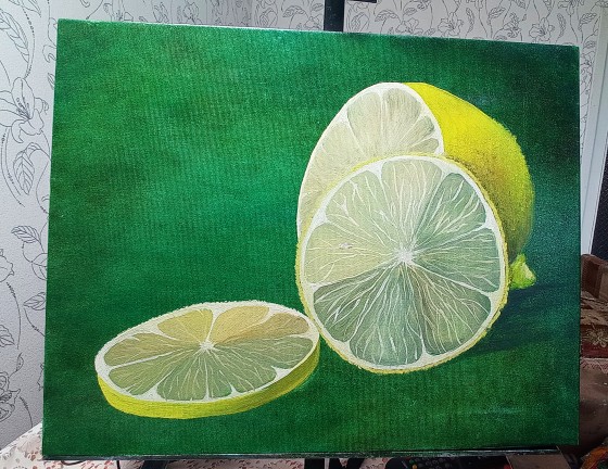 Картина маслом Лимон 
