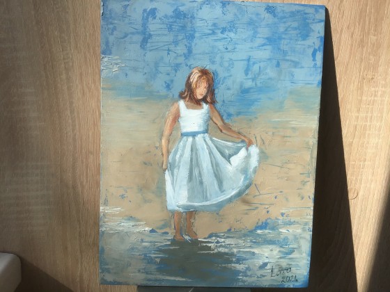 Картина маслом У моря