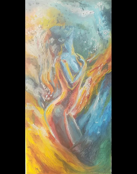 Картина маслом "Energy"