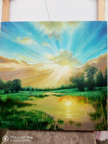 Картина маслом Путь в неизвестность