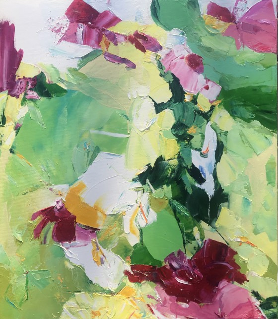 Картина маслом Первый танец богомола