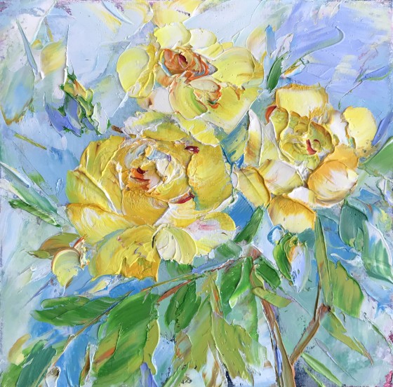 Картина маслом Радость