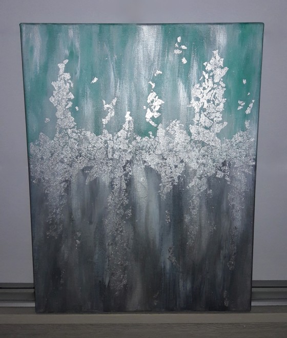 Картина акрилом Раскол