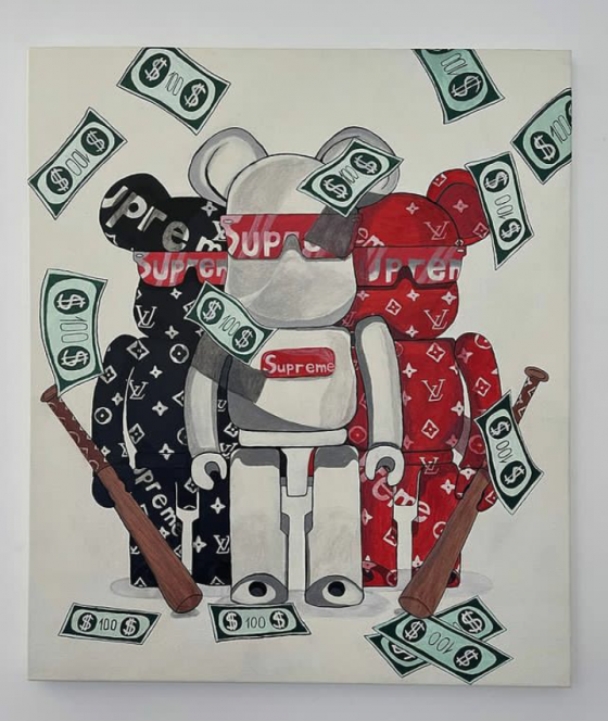 Картина акрилом Bears