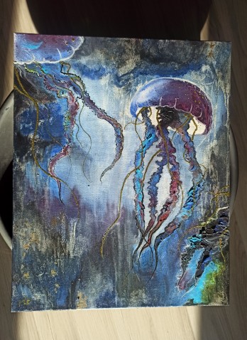 Картина маслом Медузы