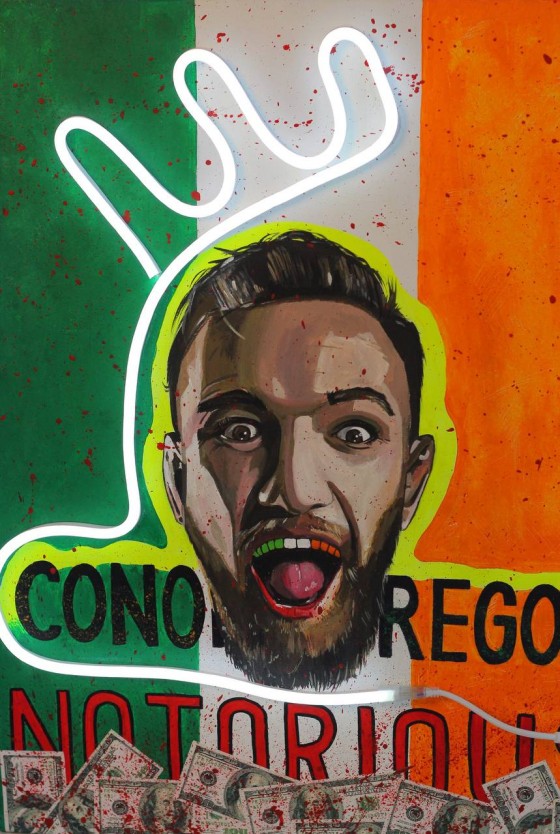 Картина акрилом Конор Макгрегор