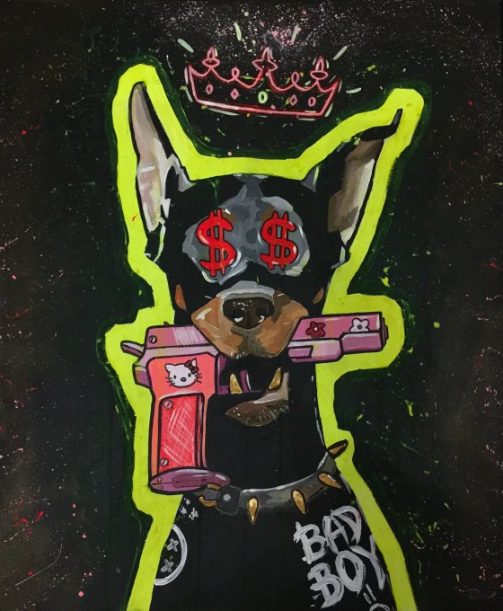 Картина акрилом Bad Boy