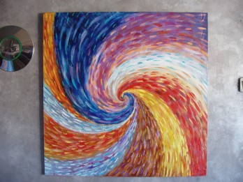 Картина маслом Фейерверк  жизни