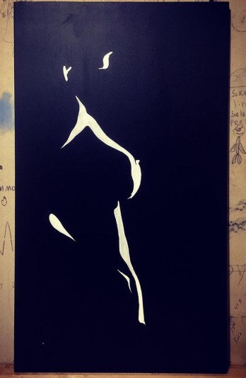 Картина акрилом Figure