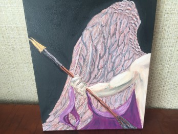 Картина маслом «Із стрілою»